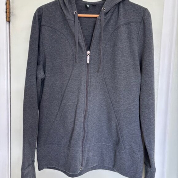 Hoodie - Roots Active Wear Woman's size: L - Dark Gray - Picture 1 of 10